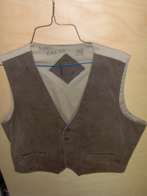 lt. Brown Vest-Mn Vst 6401-Chest 44