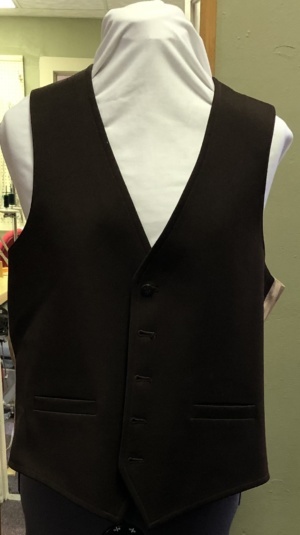 Brown Vest-Mn Vst 6403-Chest 44