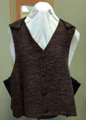 brown Vest-Mn Vst 6925-Chest 62