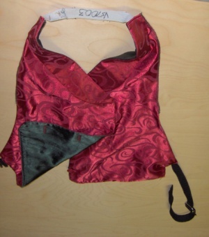 Red and Green Vest-Mn Vst 7025-Chest adjustable