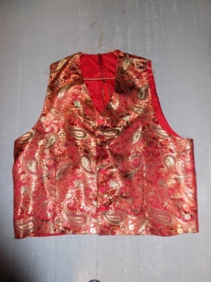 red green gold Vest-Mn Vst 7725-CC'15-Chest 50