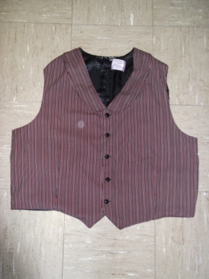 Red and Black Vest-Mn Vst 7850-Chest 52