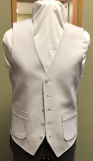 White Vest-Mn Vst 8000-Chest 36