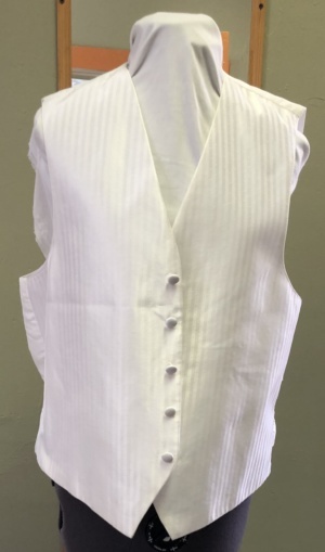 White Vest-Mn Vst 8450-Chest 44