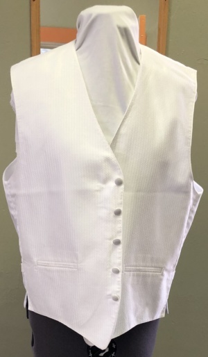 White Vest-Mn Vst 8451-Chest 44