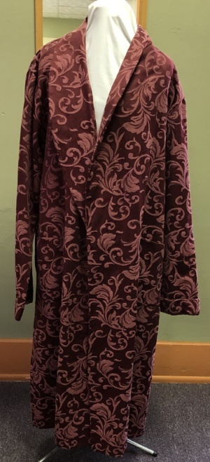 burgundy Bathrobe-BH RB 7950-CC'18-Chest 54