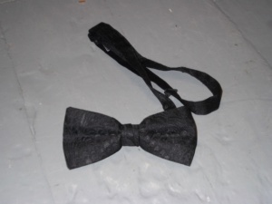 Black Bowtie-BWTI 1036- Tonal paisley design