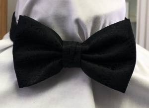 Black Bowtie-BWTI 1058- Solid, silk