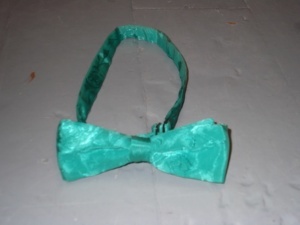 Green Bowtie-BWTI 3000- Tonal leaf design