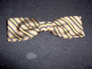 Yellow, green, and black Bowtie-BWTI 5000- Diagonal stripes
