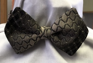 Brown and Black Bowtie-BWTI 6008- Diamond print
