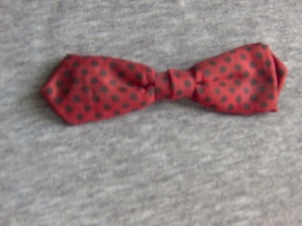 Red and black Bowtie-BWTI 7003- Polka dots