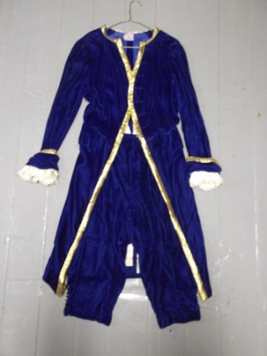 Blue and Gold Colonial Suit-CL MN 4100-Chest 38