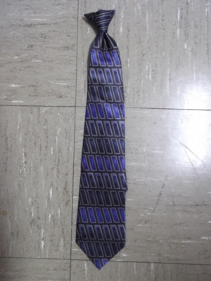Dark blue Clip-on Tie-CL TI 4003- Medium wide