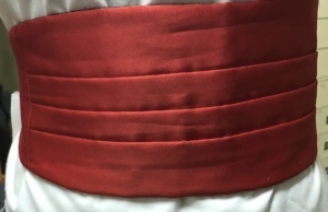Red Cummerbund-CMBN 7016-Waist (max) 47