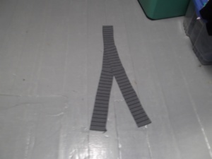 Grey and black Cravat Tie-CRVT TI 2001- Medium Wide