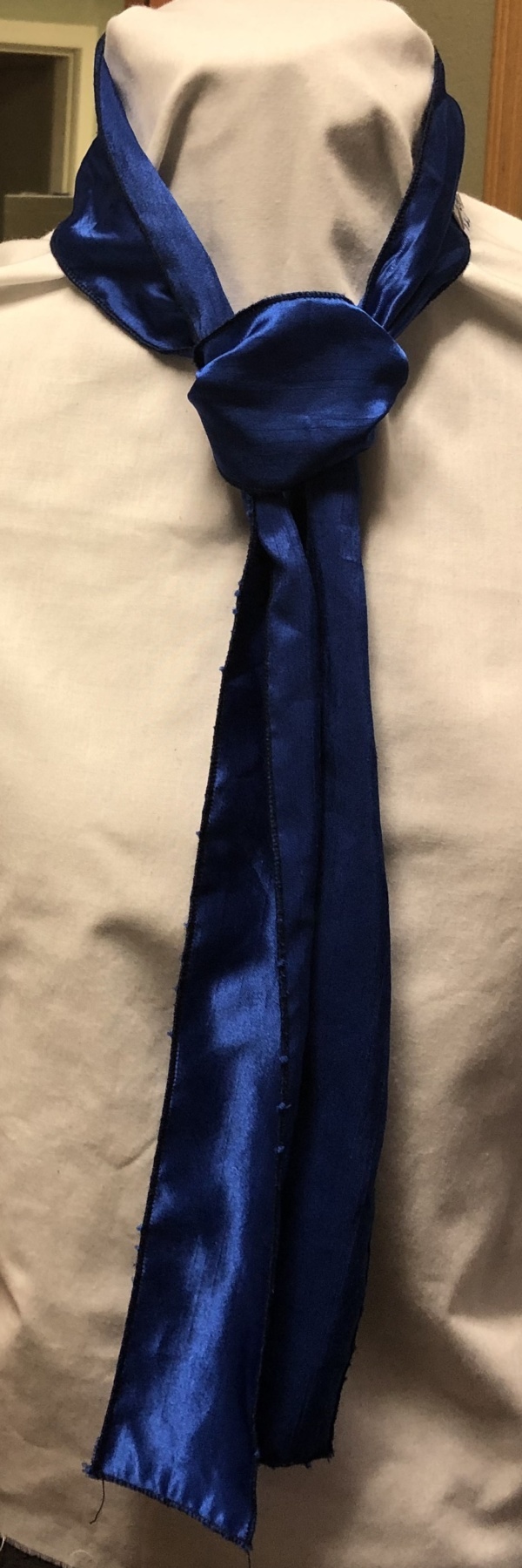 Blue Cravat Tie-CRVT TI 4001- Medium Narrow