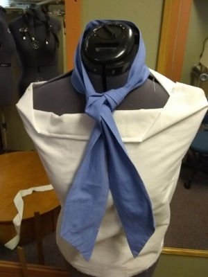 Blue Cravat Tie-CRVT TI 4002- Medium Wide