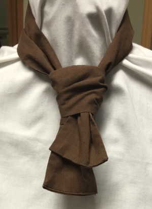 Brown Cravat Tie-CRVT TI 6002- Medium Wide