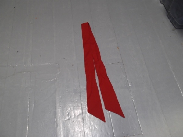 Red Cravat Tie-CRVT TI 7001- Medium