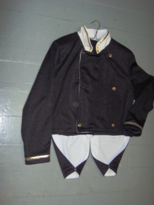 black and gold white Military Uniform-MN ML 1301-Coat Chest 42