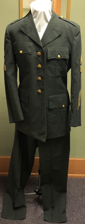 Grey-Green Military Uniform-MN ML 3203-Coat Chest 40