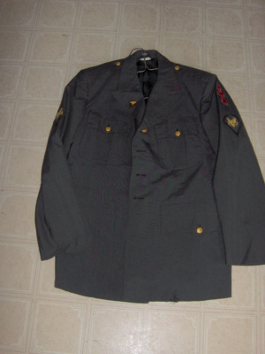 Grey-Green Military Uniform-MN ML 3308-Coat Chest 42
