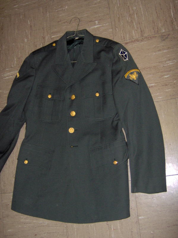 Grey-Green Military Uniform-MN ML 3403-Coat Chest 44