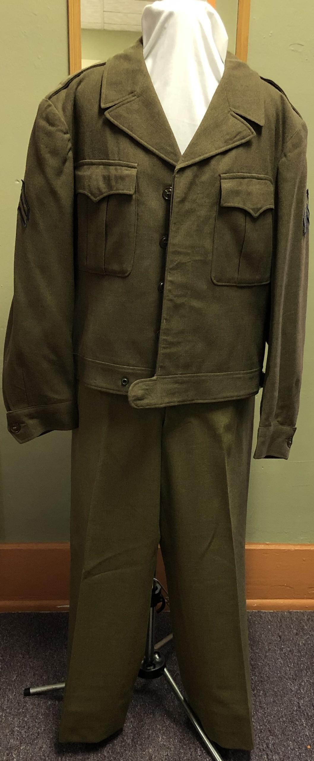 olive green Military Uniform-MN ML 3601-Coat Chest 48