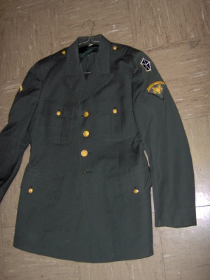 Grey-Green Military Uniform-MN ML 3602-Coat Chest 48