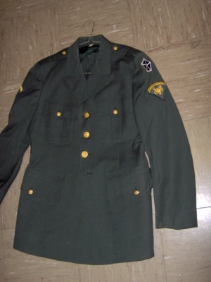 Grey-Green Military Uniform-MN ML 3700-Coat Chest 50