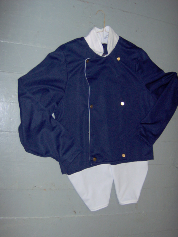 blue and white Military Uniform-MN ML 4100-Coat Chest 38