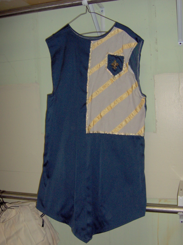 Blue and Cream and Yellow Military Uniform-MN ML 4500-Coat Chest 46