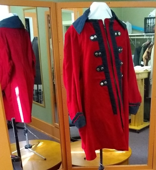 Red and black Military Uniform-MN ML 7801-Coat Chest 53