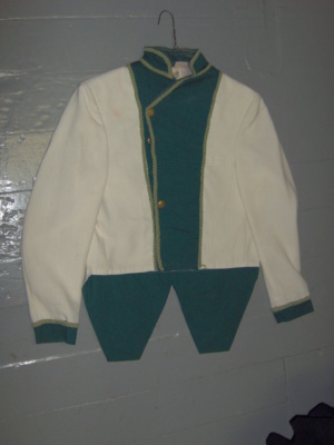 white and green Military Uniform-MN ML 8301-Coat Chest 42