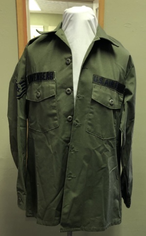 Green Military Shirt-Mn Ml Sht 3220-Neck 15.5