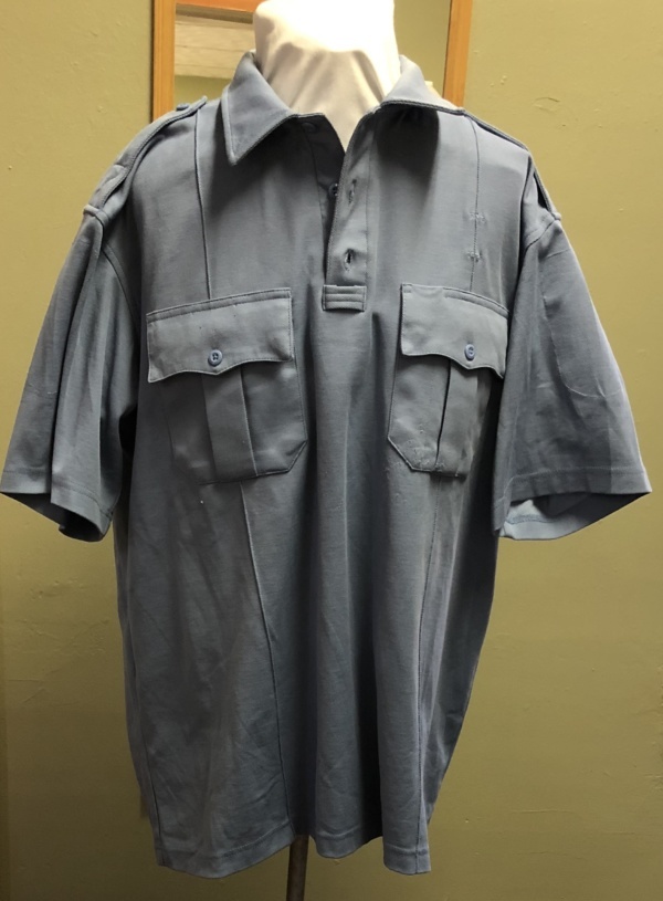 Blue Military Shirt-Mn Ml Sht 4800-Neck 18