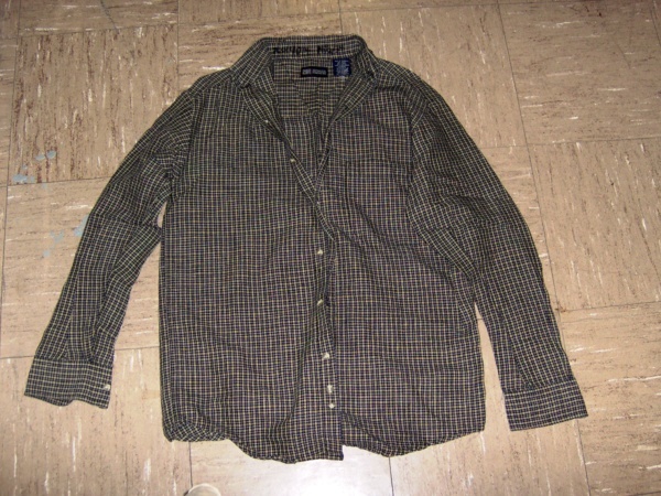 blue and yellow and white long sleeve print shirt-Mn Prt Sht 4202-Neck-14