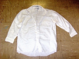 White and blue long sleeve print shirt-Mn Prt Sht 8201-Neck-15.5