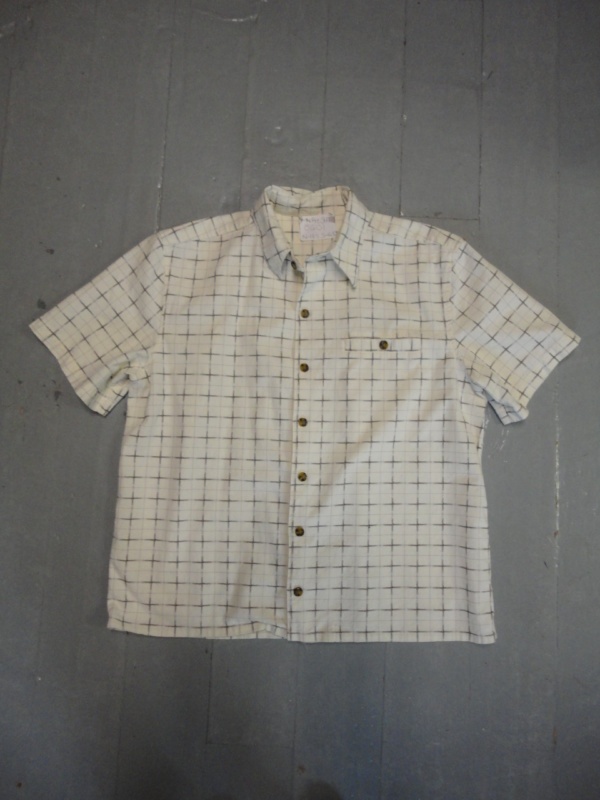 White Short Sleeve Shirt-Mn SS Sht 8604-Neck 17.5
