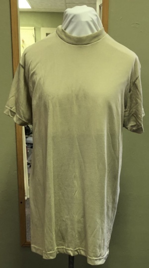 Tan Casual Shirt-Mn Csl Sht 6004-Neck-14
