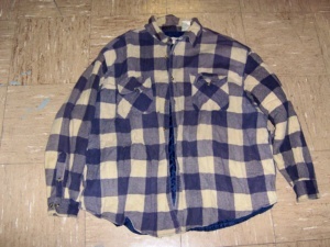 Purple and tan Overcoat-Mn Ct  9900-Chest 58