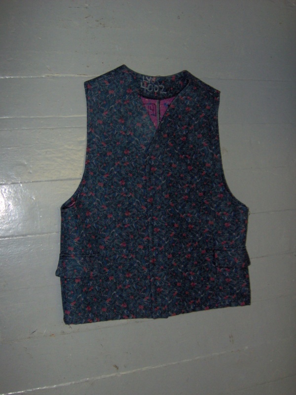 blue and red Period Vest-Mn Lng Vst 4525-Chest 46