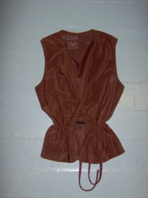 dark brown Period Vest-Mn Lng Vst 6100-Chest 38
