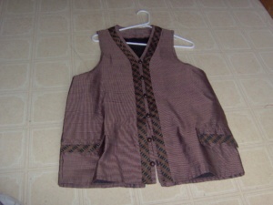 brown  Period Vest-Mn Lng Vst 6301-Chest 42
