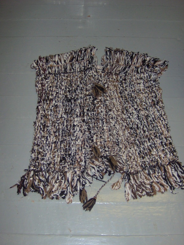 Brown and white and black Period Vest-Mn Lng Vst 6625-Chest 48
