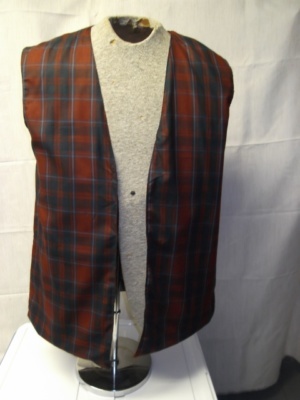 Red and blue Period Vest-Mn Lng Vst 7375-Chest 42