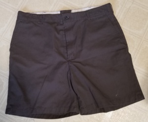 Dark Brown Military Shorts-Mn Ml Short 6400-Waist 38