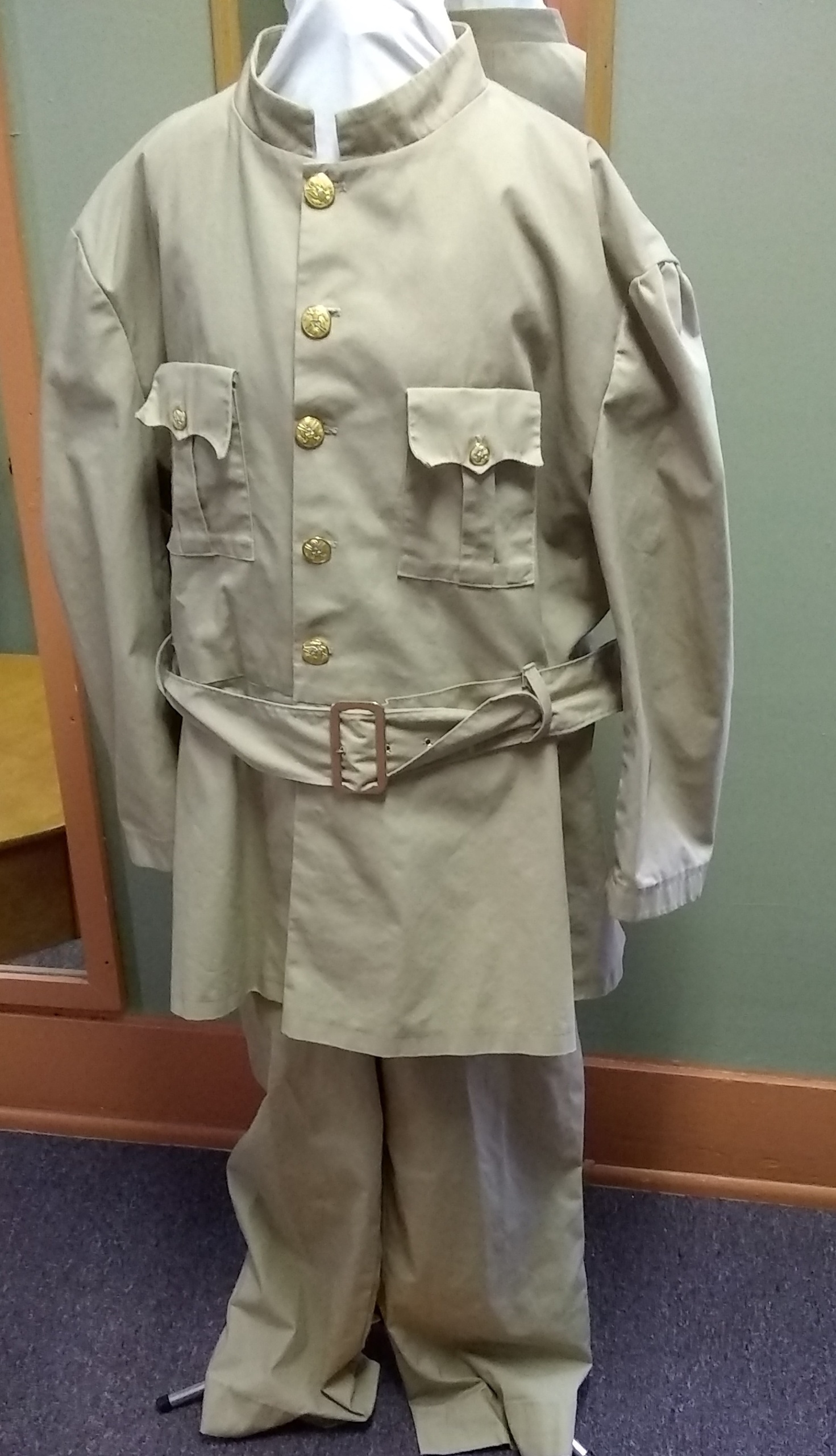 Tan Military Uniform-Mn Ml-AAOL '19 6901-Coat Chest 54
