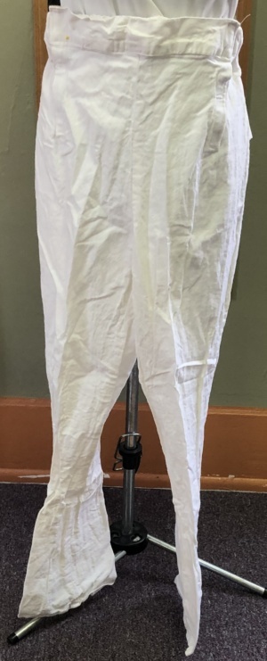 White Military Pants-Mn Ml Pt 8101-Waist 32